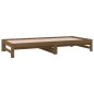 vidaXL Sofá cama extraíble madera maciza de pino marrón 2x(90x200) cm vidaXL Sofá cama extraíble madera maciza de pino marrón 2x(90x200) cm