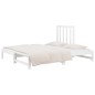 vidaXL Sofá cama extraíble madera maciza de pino blanco 2x(90x190) cm vidaXL Sofá cama extraíble madera maciza de pino blanco 2x(90x190) cm