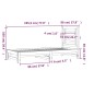 vidaXL Sofá cama extraíble madera maciza de pino blanco 2x(90x190) cm vidaXL Sofá cama extraíble madera maciza de pino blanco 2x(90x190) cm