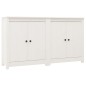 vidaXL Aparador 2 uds de madera maciza de pino blanco 70x35x80 cm vidaXL Aparador 2 uds de madera maciza de pino blanco 70x35x80 cm