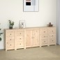 vidaXL Aparador de madera maciza de pino 230x35x80 cm vidaXL Aparador de madera maciza de pino 230x35x80 cm