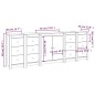 vidaXL Aparador de madera maciza de pino 230x35x80 cm vidaXL Aparador de madera maciza de pino 230x35x80 cm