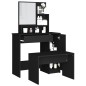 vidaXL Juego de muebles de tocador negro 86,5x35x136 cm vidaXL Juego de muebles de tocador negro 86,5x35x136 cm
