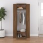 vidaXL Mueble de recbidor 2 uds madera contrachapada marrón roble vidaXL Mueble de recbidor 2 uds madera contrachapada marrón roble
