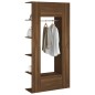 vidaXL Mueble de recbidor 2 uds madera contrachapada marrón roble vidaXL Mueble de recbidor 2 uds madera contrachapada marrón roble