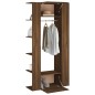 vidaXL Mueble de recbidor 2 uds madera contrachapada marrón roble vidaXL Mueble de recbidor 2 uds madera contrachapada marrón roble