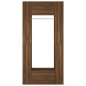 vidaXL Mueble de recbidor 2 uds madera contrachapada marrón roble vidaXL Mueble de recbidor 2 uds madera contrachapada marrón roble