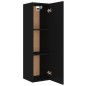 vidaXL Set de muebles para TV 4 piezas madera contrachapada negro vidaXL Set de muebles para TV 4 piezas madera contrachapada negro