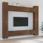 vidaXL Set de muebles para TV 8 pzas madera contrachapada roble marrón