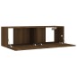 vidaXL Set de muebles para TV 8 pzas madera contrachapada roble marrón