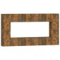 vidaXL Set de muebles de TV 8 pzas madera contrachapada roble ahumado