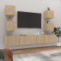 vidaXL Set de muebles para TV 6 pzas madera contrachapada roble sonoma vidaXL Set de muebles para TV 6 pzas madera contrachapada roble sonoma