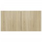 vidaXL Set de muebles para TV 4 pzas madera contrachapada roble Sonoma vidaXL Set de muebles para TV 4 pzas madera contrachapada roble Sonoma