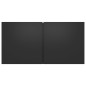 vidaXL Set de muebles para TV 4 piezas madera contrachapada negro vidaXL Set de muebles para TV 4 piezas madera contrachapada negro