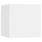 vidaXL Set de muebles para TV 5 piezas madera contrachapada blanco