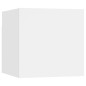 vidaXL Set de muebles para TV 8 piezas madera contrachapada blanco