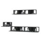 vidaXL Set de muebles para TV 5 piezas madera contrachapada negro vidaXL Set de muebles para TV 5 piezas madera contrachapada negro
