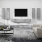 vidaXL Set de muebles para TV 6 pzas madera contrachapada gris Sonoma vidaXL Set de muebles para TV 6 pzas madera contrachapada gris Sonoma