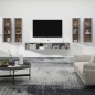 vidaXL Set de muebles para TV 6 pzas madera contrachapada gris Sonoma vidaXL Set de muebles para TV 6 pzas madera contrachapada gris Sonoma