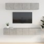 vidaXL Set de muebles de TV 5 pzas madera contrachapada gris hormigón vidaXL Set de muebles de TV 5 pzas madera contrachapada gris hormigón
