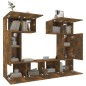 vidaXL Set de muebles de TV 6 pzas madera contrachapada roble ahumado