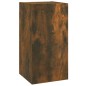 vidaXL Set de muebles de TV 6 pzas madera contrachapada roble ahumado