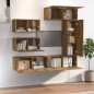 vidaXL Set de muebles de TV 6 pzas madera contrachapada roble ahumado vidaXL Set de muebles de TV 6 pzas madera contrachapada roble ahumado