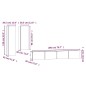 vidaXL Set de muebles para TV 4 pzas madera contrachapada roble Sonoma