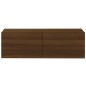 vidaXL Set de muebles para TV 6 pzas madera contrachapada roble marrón