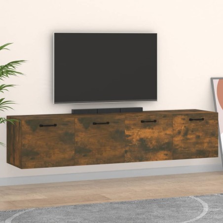 vidaXL Armarios pared 2 uds contrachapada roble ahumado 60x36,5x35cm
