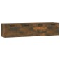 vidaXL Armarios pared 2 uds contrachapada roble ahumado 60x36,5x35cm vidaXL Armarios pared 2 uds contrachapada roble ahumado 60x36,5x35cm