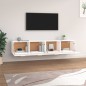 vidaXL Armarios de pared 2 uds contrachapada blanco 100x36,5x35 cm vidaXL Armarios de pared 2 uds contrachapada blanco 100x36,5x35 cm