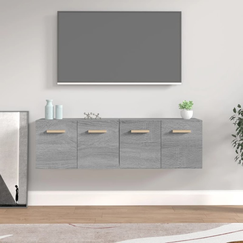 vidaXL Armarios de pared 2 uds contrachapada gris sonoma 60x36,5x35cm vidaXL Armarios de pared 2 uds contrachapada gris sonoma 60x36,5x35cm