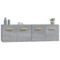 vidaXL Armarios de pared 2 uds contrachapada gris sonoma 60x36,5x35cm vidaXL Armarios de pared 2 uds contrachapada gris sonoma 60x36,5x35cm