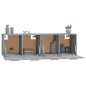 vidaXL Armarios de pared 2 uds contrachapada gris sonoma 60x36,5x35cm vidaXL Armarios de pared 2 uds contrachapada gris sonoma 60x36,5x35cm