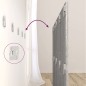 vidaXL Cabecero de cama y mesitas madera contrachapada gris Sonoma