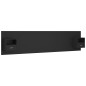 vidaXL Cabecero de cama con mesitas madera contrachapada negro vidaXL Cabecero de cama con mesitas madera contrachapada negro