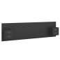 vidaXL Cabecero de cama con mesitas madera contrachapada negro vidaXL Cabecero de cama con mesitas madera contrachapada negro