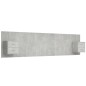 vidaXL Cabecero de cama y mesitas madera contrachapada gris hormigón vidaXL Cabecero de cama y mesitas madera contrachapada gris hormigón