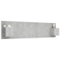 vidaXL Cabecero de cama y mesitas madera contrachapada gris hormigón vidaXL Cabecero de cama y mesitas madera contrachapada gris hormigón