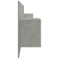 vidaXL Cabecero de cama con mesitas madera contrachapada gris hormigón vidaXL Cabecero de cama con mesitas madera contrachapada gris hormigón
