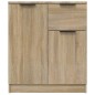 vidaXL Aparadores 2 uds madera contrachapada roble Sonoma 60x30x70 cm