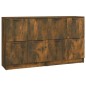 vidaXL Aparadores 2 uds madera contrachapada roble ahumado 60x30x70 cm vidaXL Aparadores 2 uds madera contrachapada roble ahumado 60x30x70 cm