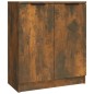 vidaXL Aparadores 3 piezas madera contrachapada roble ahumado vidaXL Aparadores 3 piezas madera contrachapada roble ahumado