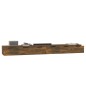 vidaXL Armarios de pared 2 uds contrachapada roble ahumado 102x30x20cm vidaXL Armarios de pared 2 uds contrachapada roble ahumado 102x30x20cm
