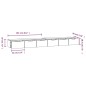 vidaXL Armarios de pared 2 uds contrachapada roble ahumado 102x30x20cm vidaXL Armarios de pared 2 uds contrachapada roble ahumado 102x30x20cm