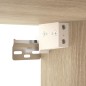 vidaXL Armarios de pared 2 uds contrachapada roble Sonoma 68x30x20 cm vidaXL Armarios de pared 2 uds contrachapada roble Sonoma 68x30x20 cm