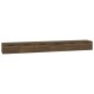 vidaXL Armarios de pared 2 uds contrachapada roble marrón 102x30x20cm vidaXL Armarios de pared 2 uds contrachapada roble marrón 102x30x20cm
