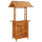 vidaXL Juego muebles de bar de jardín 3 piezas madera maciza de acacia