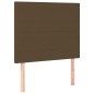 vidaXL Cabeceros 2 unidades de tela marrón oscuro 80x5x78/88 cm vidaXL Cabeceros 2 unidades de tela marrón oscuro 80x5x78/88 cm